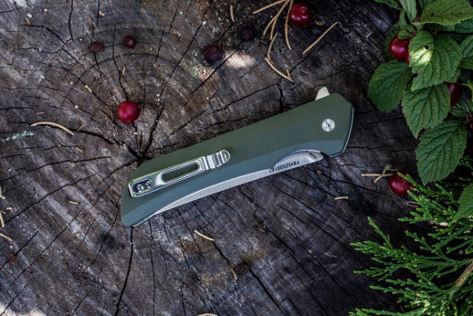 Нож Ruike Hussar Р121, зеленый