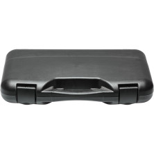 Кейс MEGAline 50x30x8.5 пластиковый, черный, клипсы