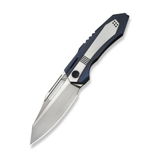 Нож складной туристический Weknife Bogey (9.3 см) Bohler M390 / Titanium синий