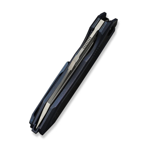 Нож складной туристический Weknife Bogey (9.3 см) Bohler M390 / Titanium синий
