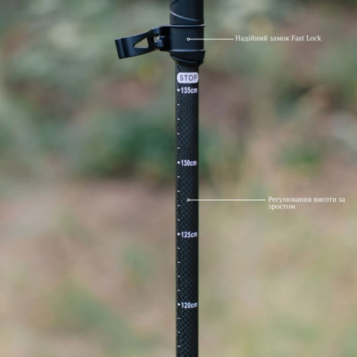 Треккинговые палки Tribe Z-Pole Carbon T-ME-0025-plum