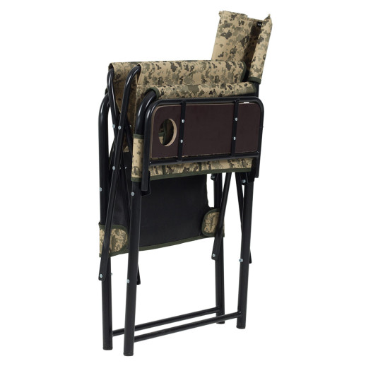 Складной стул Vitan Режиссер с полкой Эконом d25 мм (песочный камуфляж)