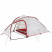 Палатка Naturehike Hiby NH19ZP005, 40D сверхлегкая четырехместная с футпринтом, серо-красный