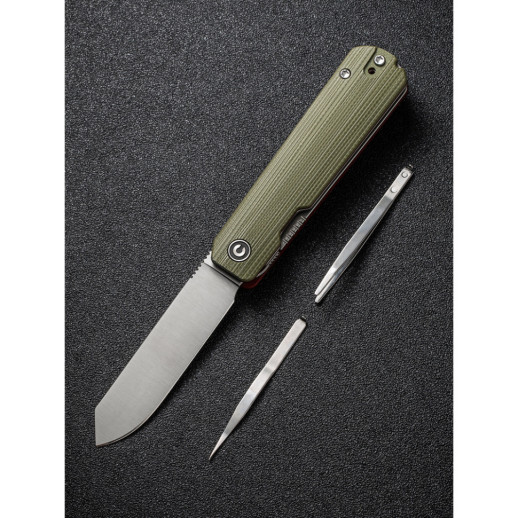 Нож складной Civivi Sendy Milled Green/Red C21004B-1
