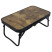 Стол Bo-Camp Woodbine Compact 56x34 cm Black/Wood look (1404190)