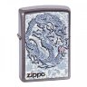 Зажигалка Zippo Dragon Reg Brush Chrome 200.593 Зажигалка Zippo Dragon Reg Brush Chrome 200.593