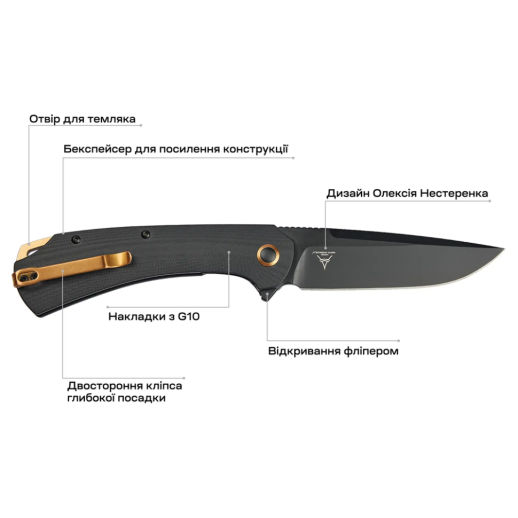 Нож Skif Frontier BB, G10, black