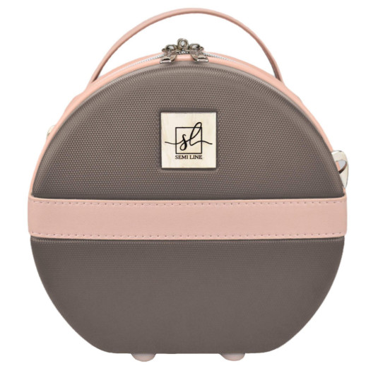 Бьюти-кейс Semi Line 5L Brown/Pink Cream (T5673-1)