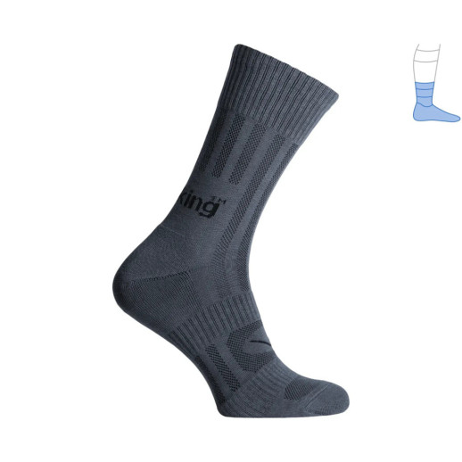 Трекинговые носки Protector MidLight летние темно-серые M 40-43