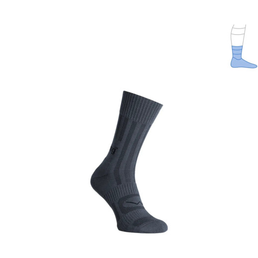 Трекинговые носки Protector MidLight летние темно-серые M 40-43
