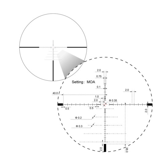 Прицел оптический Vector Optics Sentinel 6-24x50 (30 мм) illum. FFP