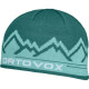 Шапка Ortovox PEAK BEANIE pacific green - бирюзовый