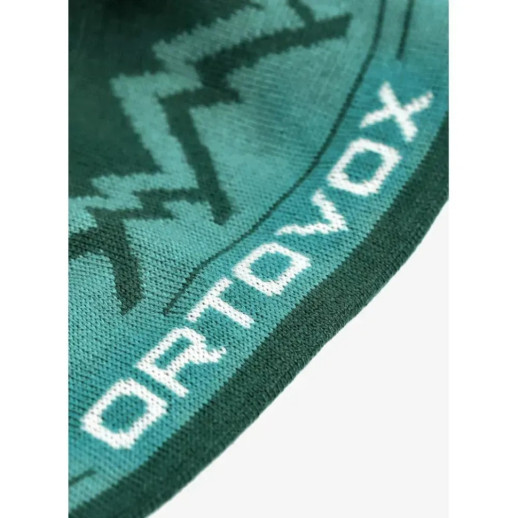 Шапка Ortovox PEAK BEANIE pacific green - бирюзовый