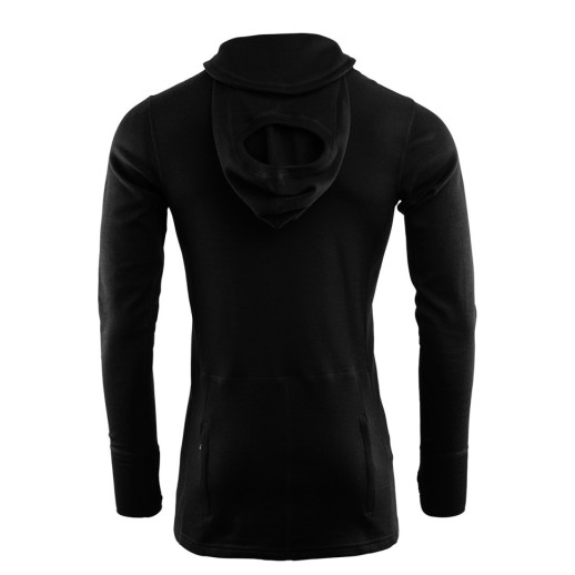 Худи мужское Aclima WarmWool 200 Hood Sweater Men Jet Black XL