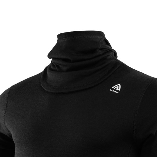 Худи мужское Aclima WarmWool 200 Hood Sweater Men Jet Black XL