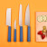 Нож кухонный Butterfork Chef's Knife AR-RPM9 ABS Ultramarine