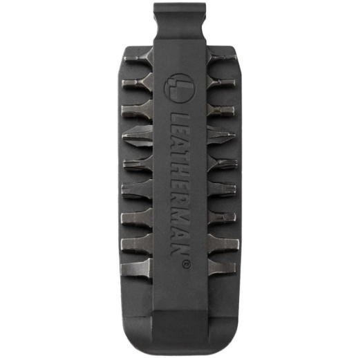 Мультиинструмент Leatherman ARC Obsidian Limited, кожаный чехол, биты
