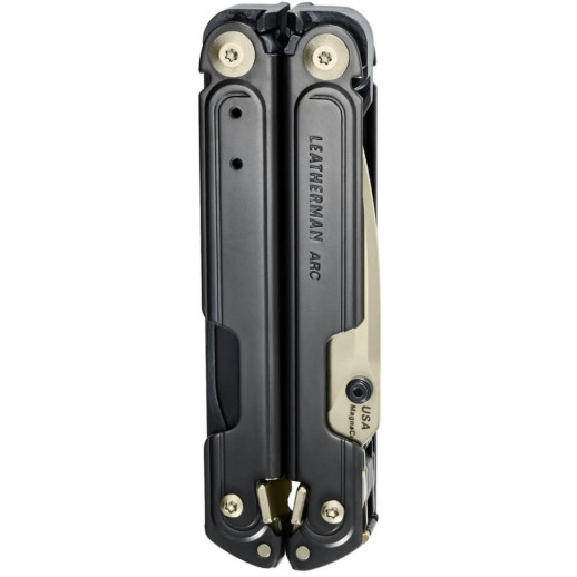 Мультиинструмент Leatherman ARC Obsidian Limited, кожаный чехол, биты