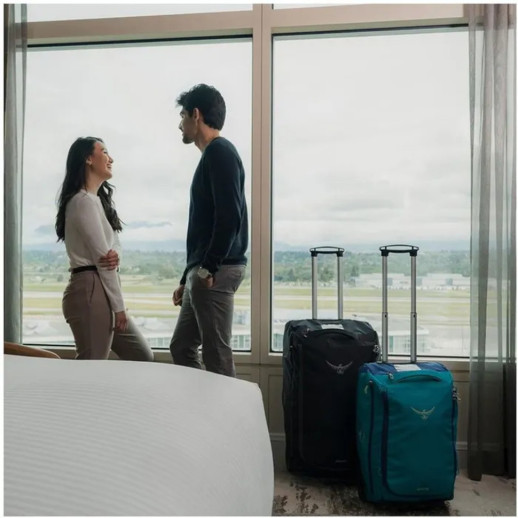 Сумка на колесах Osprey Daylite Carry-On Wheeled Duffel 40 night shift blue - O/S - темно-синий