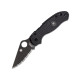 Нож Spyderco Para 3 Black Blade FRN серрейтор (С223SBBK)