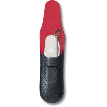 Чехол Victorinox кож.черн для 0.63. (58мм) 2-3 слоя