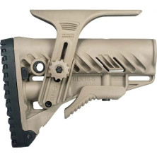 Приклад FAB Defense GLR-16 CP с регулируемой щекой для AR15/M16. Tan