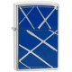 Зажигалка Zippo String Paint - Blue Brushed Chrome 20177