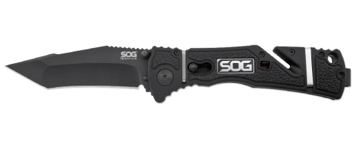 Нож SOG Trident Elite Tanto Black Blade (TF104-CP)