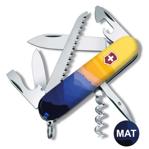Складной нож Victorinox CAMPER UKRAINE Горный пейзаж