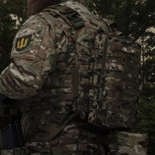 Тактический рюкзак Ukrarmor на 10 л. Крепеж Molle. Cordura 1000D Мультикам