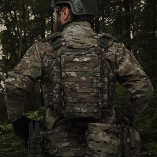 Тактический рюкзак Ukrarmor на 10 л. Крепеж Molle. Cordura 1000D Мультикам