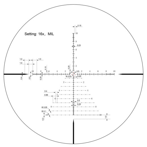 Прицел оптический Vector Optics Taurus 2-16x50 (30 мм) illum. SFP HD