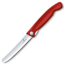 Кухонный нож Victorinox SwissClassic Foldable Paring 11 см (прямой) - красный