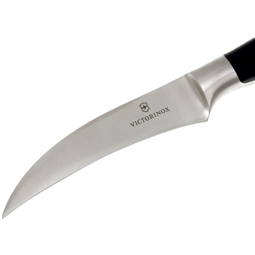 Кухонный нож Victorinox Grand Maitre Shaping 8 см изогн. с черн. ручкой (GB)