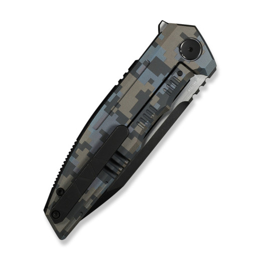 Нож складной туристический Weknife Breach (9.8 см) Bohler M390 / Titanium пиксель