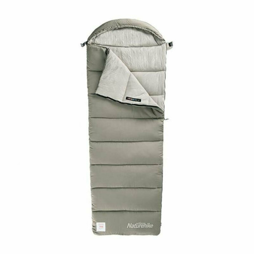 Спальник с капюшоном Naturehike M400 NH20MSD02, (1°C), правый, зеленый (6975641886099)