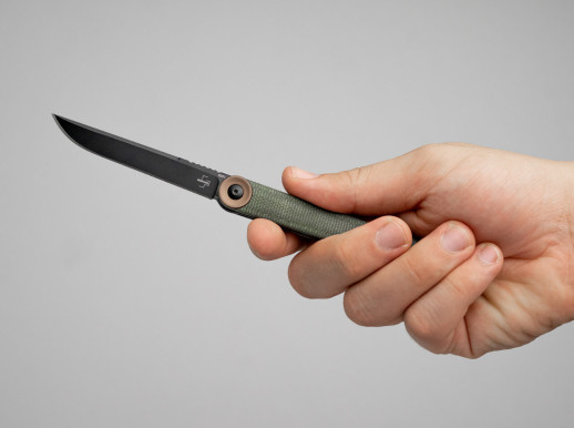 Нож Boker Plus Kaizen, Micarta - зеленый