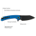 Нож Skif Jock BSW, aluminium, blue