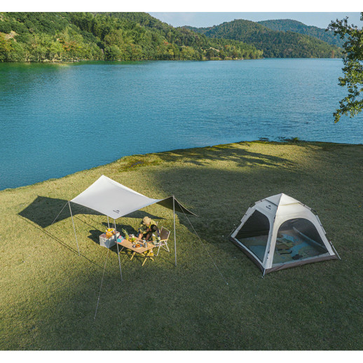 Палатка трехместная автоматическая Naturehike Ango CNK2550WS010, S, коричневая