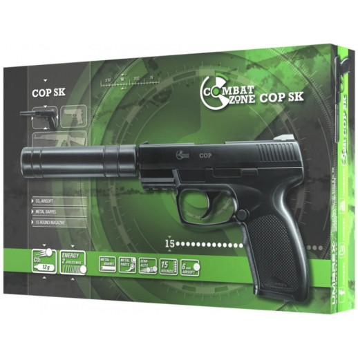 Пневматический страйкбольный пистолет Umarex Combat Zone COP SK кал. 6мм.