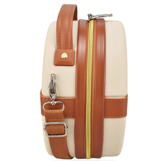 Бьюти-кейс Semi Line 5L Ecru/Brown (T5670-1)