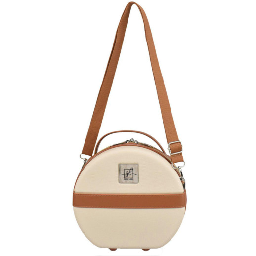 Бьюти-кейс Semi Line 5L Ecru/Brown (T5670-1)
