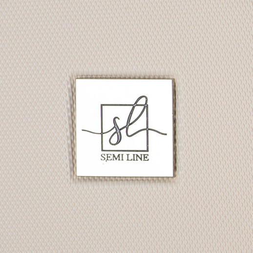 Бьюти-кейс Semi Line 5L Ecru/Brown (T5670-1)