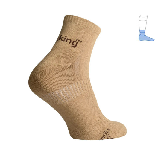 Трекинговые носки Protector ShortLight летние бежевые Койот M 40-43