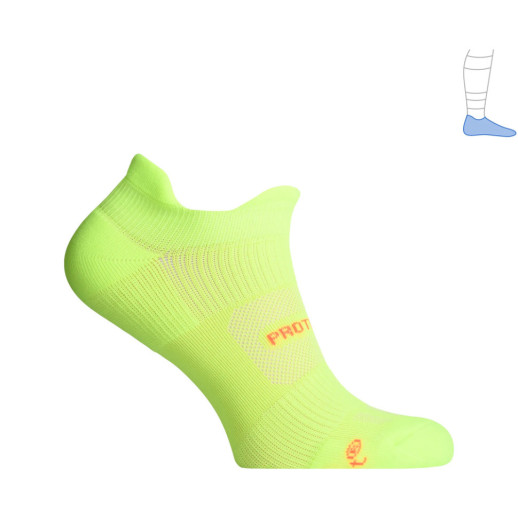 Функциональные носки Protector LowDry летние желто-салатовые M 40-43
