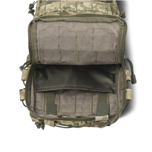 Тактический рюкзак Ukrarmor на 10 л. Крепеж Molle. Cordura 1000D Пиксель