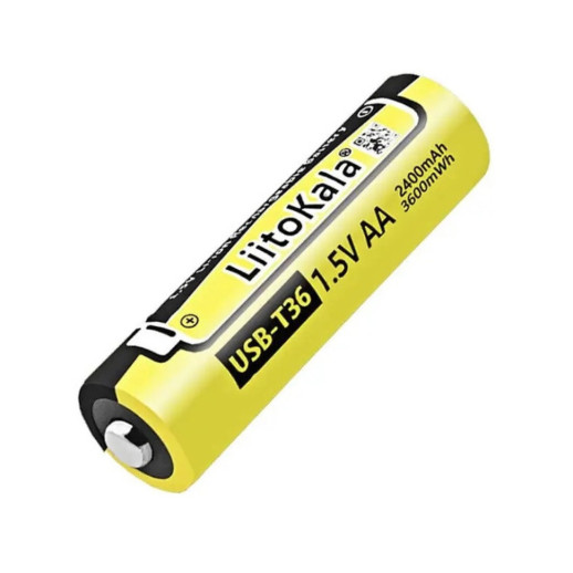 Аккумулятор LiitoKala USB-T36 1.5V 3600mWh