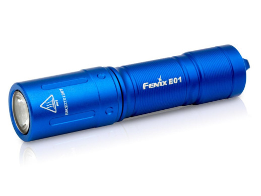Фонарь ручной Fenix E01 V2.0 голубой (поврежденная упаковка)