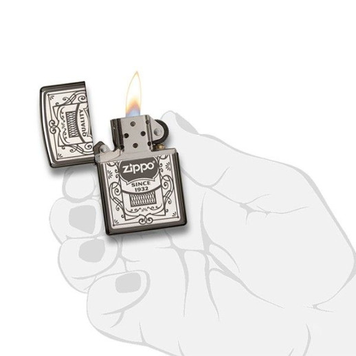 Зажигалка Zippo 150 Quality Zippo серебристая (29425)