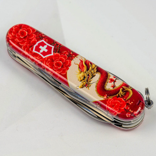 Складной нож Victorinox CLIMBER ZODIAC Китайский красный дракон 1.3703.Z3250p
